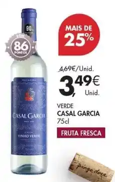 Pingo Doce Casal garcia - vino verde promoção