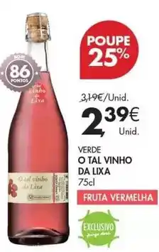 Pingo Doce O tal vinho da lixa - o tal vinho da lixa promoção