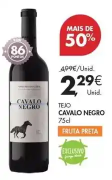 Pingo Doce Cavalo negro - tejo promoção