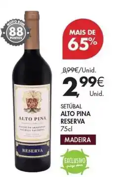 Pingo Doce Madeira - setubal alto pina reserva promoção