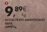 Pingo Doce Paiva - queijo prato amanteigado promoção