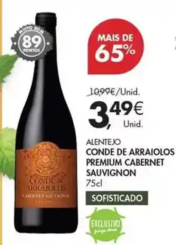 Pingo Doce Alentejo - conde de arraiolo premium cabernet sauvignon promoção