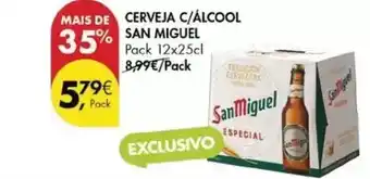 Pingo Doce San miguel - cerveja c/alcool promoção