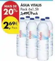 Pingo Doce Vitalis - água promoção