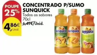 Pingo Doce Sunquick - concentrado p/sumo promoção