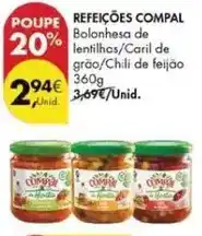 Pingo Doce Compal - refeicoes promoção