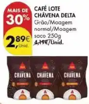 Pingo Doce Delta - café lote promoção