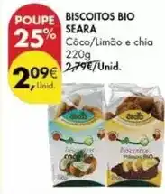 Pingo Doce Bio - biscoitos bio promoção