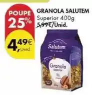 Pingo Doce Salutem - granola promoção