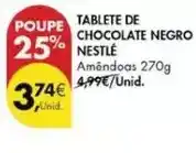 Pingo Doce Tablete de chocolate negro promoção