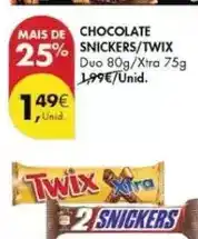 Pingo Doce Snickers - chocolate promoção