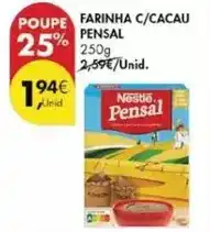 Pingo Doce Pensal - farinha c/cacau promoção