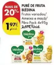 Pingo Doce Blédina - pure de fruta promoção