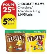 Pingo Doce M&m's - chocolate promoção