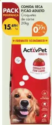 Pingo Doce Activpet - comida seca p/cao adulto promoção