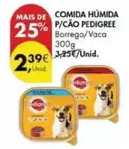 Pingo Doce Pedigree - comida humida p/cao promoção