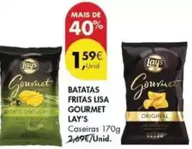 Pingo Doce Lay's - batatas fritas lisa gourmet promoção