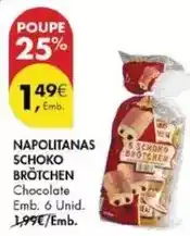 Pingo Doce Napolitanas schoko promoção