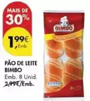 Pingo Doce Bimbo - pão de leite promoção