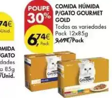 Pingo Doce Gourmet - comida humida p/ gato promoção