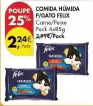 Pingo Doce Purina - comida húmida p/gato felix promoção