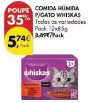 Pingo Doce Whiskas - comida húmida p/gato promoção