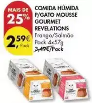 Pingo Doce Gourmet - comida húmida p/gato mousse revelations promoção