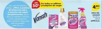 Pingo Doce Vanish - spray pre- lavageum promoção