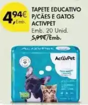 Pingo Doce Activpet - tapete educativo p/caes e gatos promoção