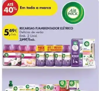 Pingo Doce Air wick - recargas p/ambientador elétrico promoção