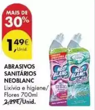 Pingo Doce Neoblanc - abrasivos sanitarios promoção