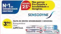 Pingo Doce Sensodyne - pasta de dentes sensibilidade e gengivas promoção