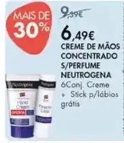 Pingo Doce Neutrogena - creme de mãos concentrado s/perfume promoção