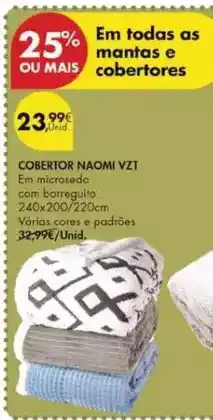 Pingo Doce As - cobertor naomi vzt promoção