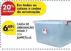 Pingo Doce As - caixa de arrumacao home 7 promoção