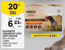 Continente Alimento humido p/ cao promoção