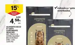 Continente Continente - alimento seco p/ gato promoção