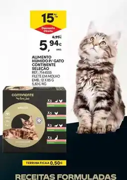 Continente Continente - a.o.p. humido p/ gato promoção