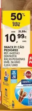 Continente Pedigree - snack p/ cao promoção