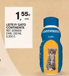 Continente Continente - leite p/ gato promoção