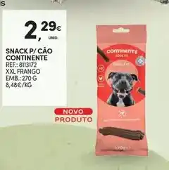 Continente Continente - snack p/ cao promoção