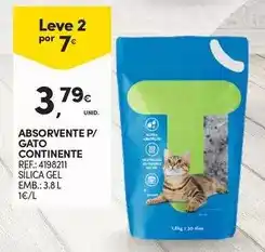 Continente Continente - absorvente p/ gato promoção