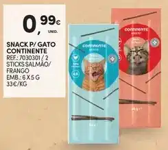 Continente Continente - snack p/ gato promoção