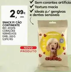 Continente Continente - snack p/ cao promoção