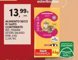 Continente Continente - alimento seco p/ gato promoção