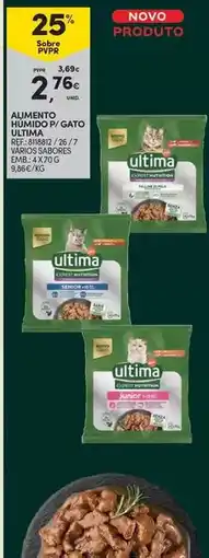 Continente Ultima - alimento humido promoção