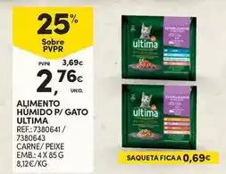 Continente A+ - alimento humido p/ gato promoção