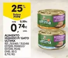 Continente Ultima - alimento humido p/ gato promoção