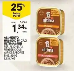 Continente Ultima - alimento humido p/ cao promoção