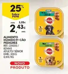 Continente Pedigree - alimento humido p/ cao promoção